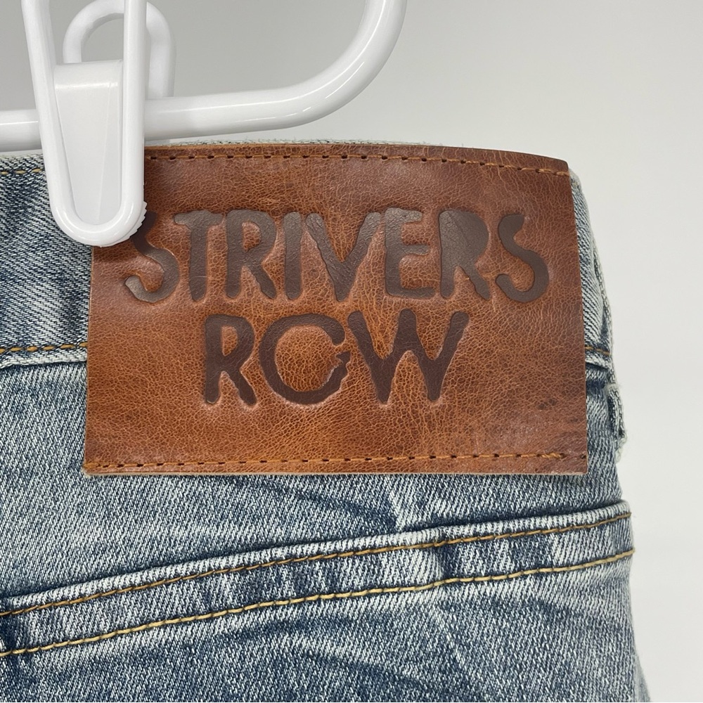 STRIVERS ROW NWT MEN’S SUGAR MAPLE DISTRESSED BLUE DENIM JEANS 40 - Picture 10 of 16